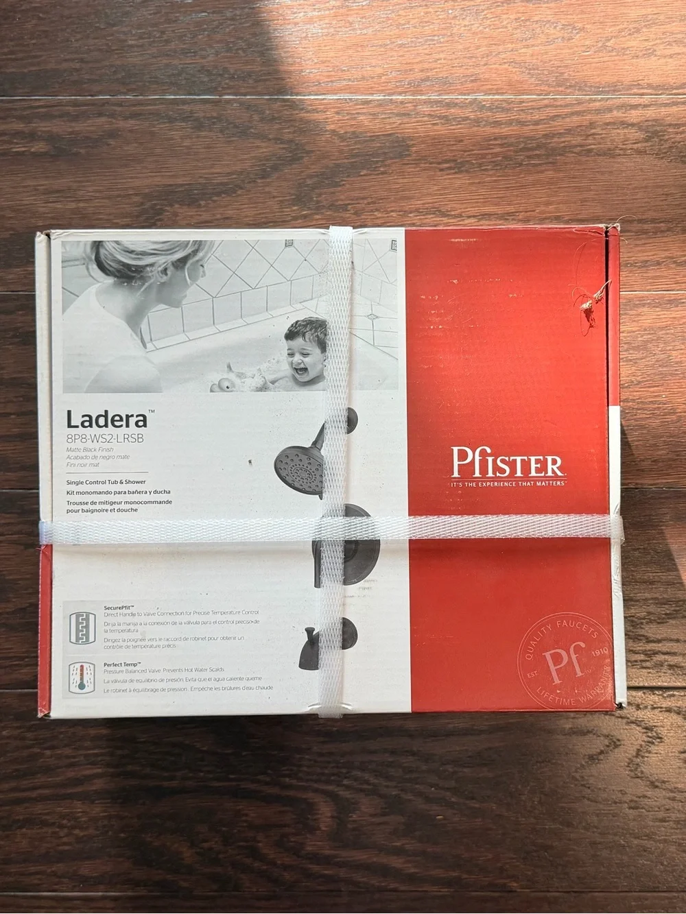 Pfister Ladera Single-Handle Tub & Shower Faucet in Matte Black, Unopened Box